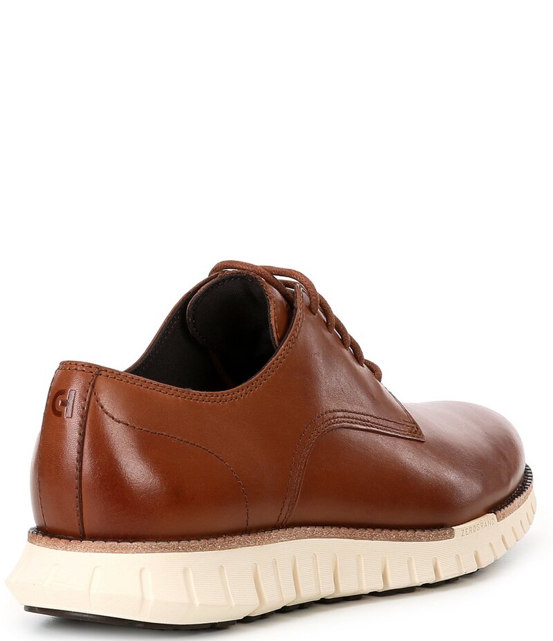 コールハーン メンズ シューズ ドレスシューズ オックスフォード レザー Cole Haan Men's ZEROGRAND Remastered Leather Plain Toe Oxfords British Tan/Ivory アイボリー