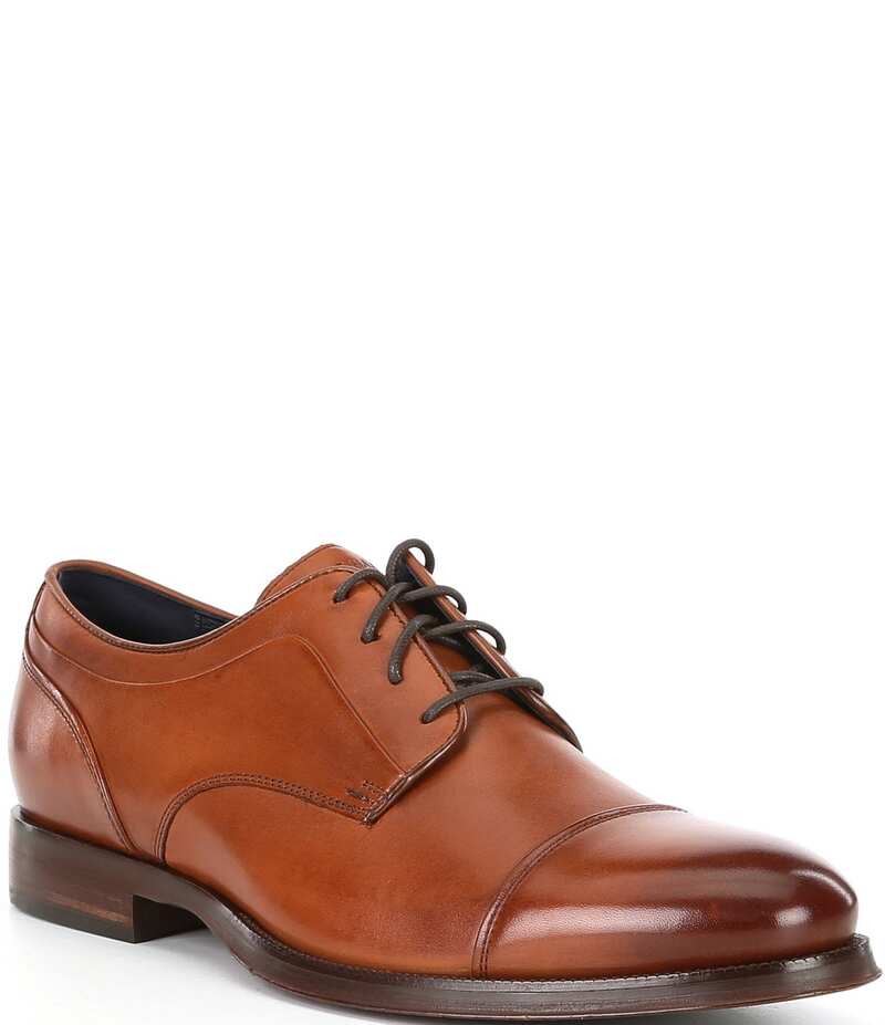 コールハーン メンズ シューズ ドレスシューズ オックスフォード キャップ Cole Haan Men's Carnegie Cap Toe Oxfords British Tan タン