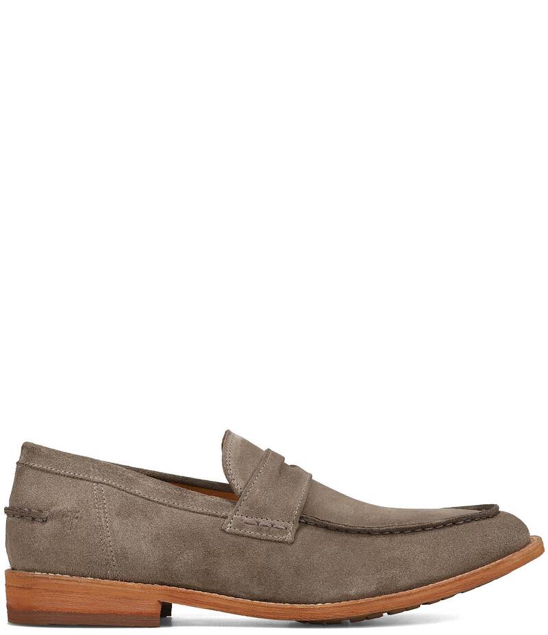 フライ メンズ シューズ スリッポン・ローファー スエード ローファー Frye Men's Tyler Flex Suede Penny Loafers Steel