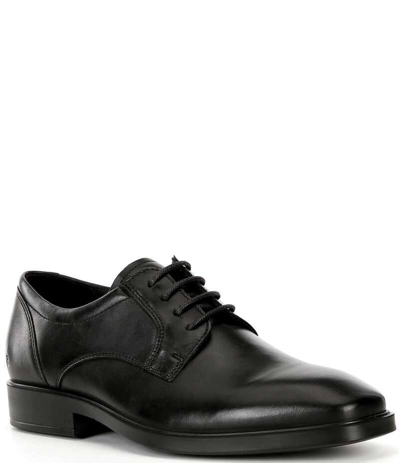 エコー メンズ シューズ ドレスシューズ オックスフォード レース ECCO Men's Milan Plain Toe Lace-Up Oxfords Black ブラック|ReVida 店