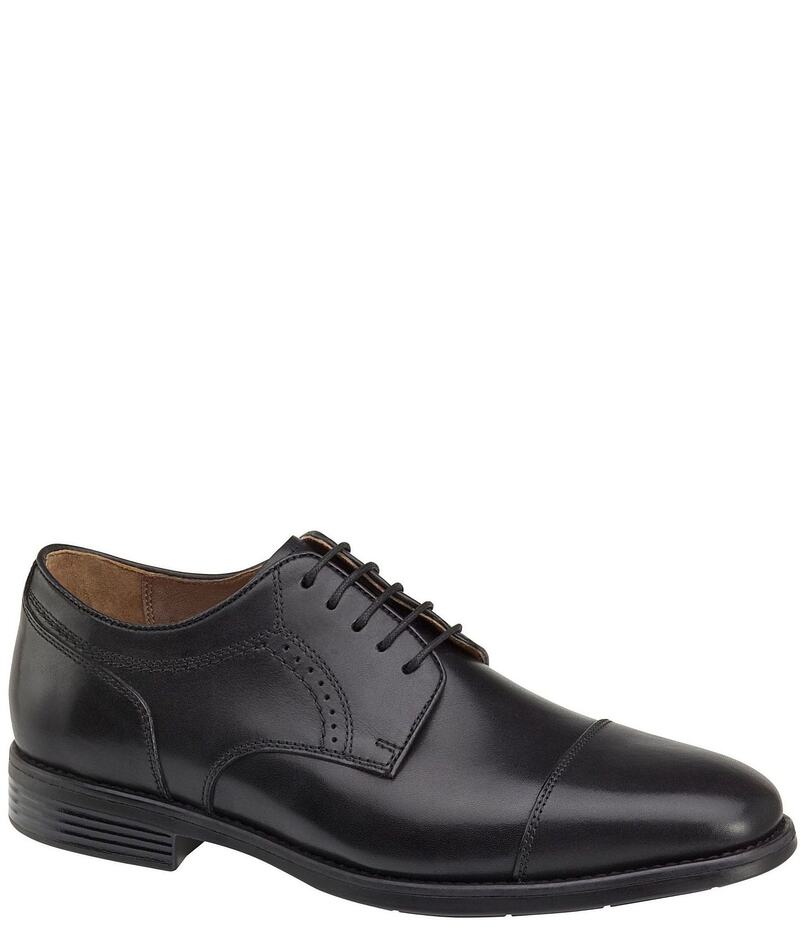 ジョンストンアンドマーフィー メンズ シューズ ドレスシューズ オックスフォード ブローグ キャップ レザー Johnston & Murphy Branning XC4 Waterproof Leather Cap Toe Brogue Detail Oxfords Black ブラック