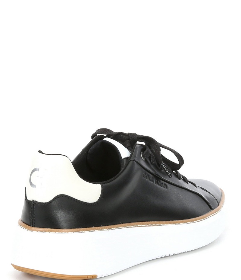 コールハーン メンズ シューズ ドレスシューズ スニーカー レザー Cole Haan Men's GrandPro Topspin Leather Sneakers Black ブラック