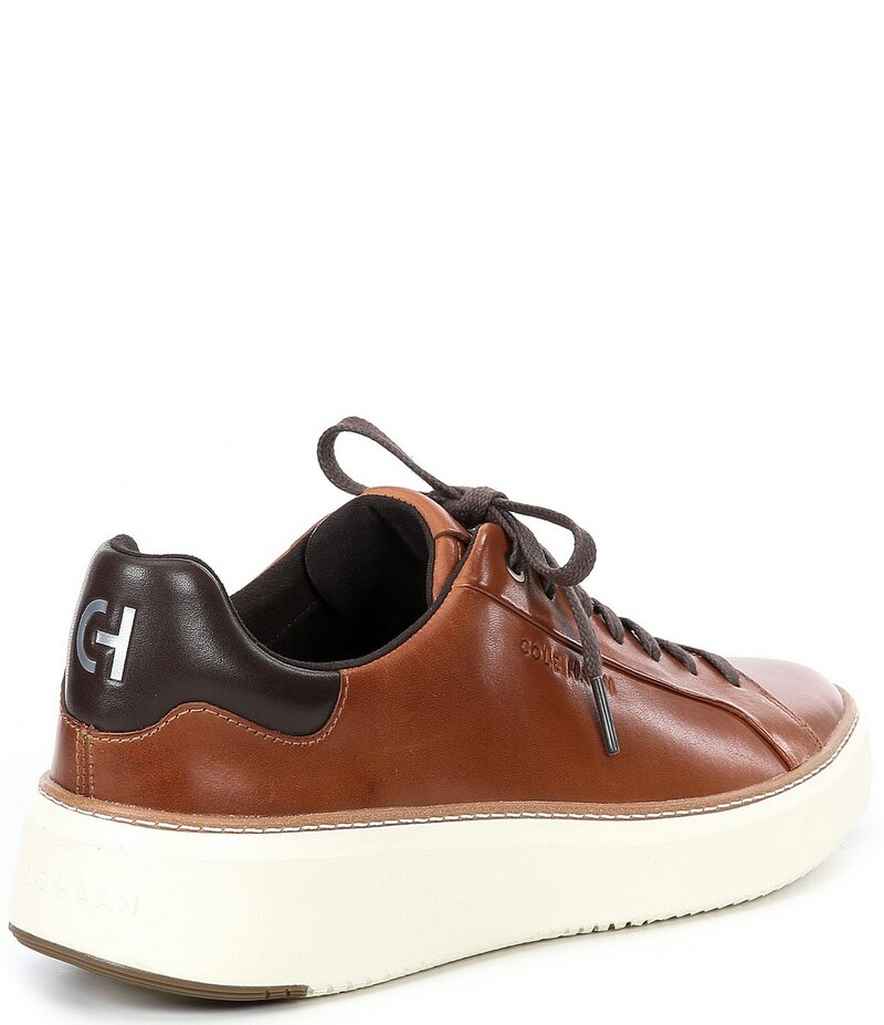コールハーン メンズ シューズ ドレスシューズ スニーカー レザー Cole Haan Men's GrandPro Topspin Leather Sneakers British Tan タン