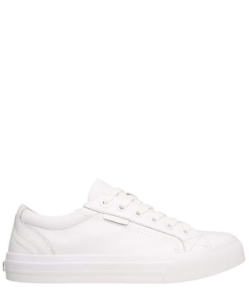 タオスフットウェア レディース シューズ スニーカー プラットフォーム レザー Taos Footwear Plim Soul Lux Leather Platform Sneakers White Leather ホワイト