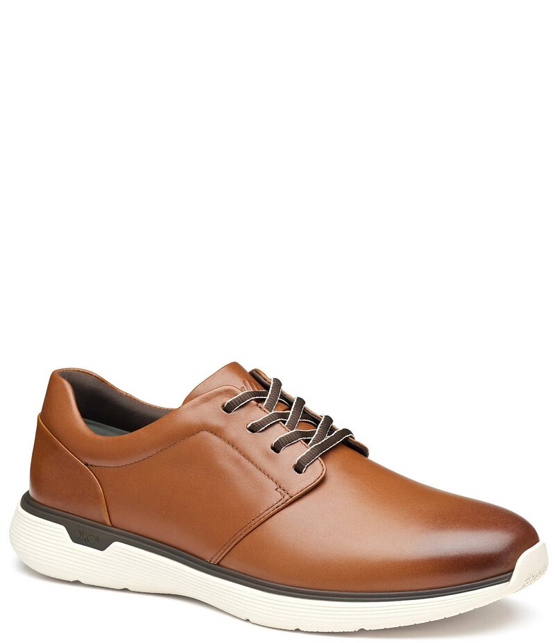 ジョンストンアンドマーフィー メンズ シューズ ドレスシューズ スニーカー レース レザー Johnston & Murphy Men's XC4 Prentiss 2 Leather Plain Toe Lace Up Sneakers Tan タン
