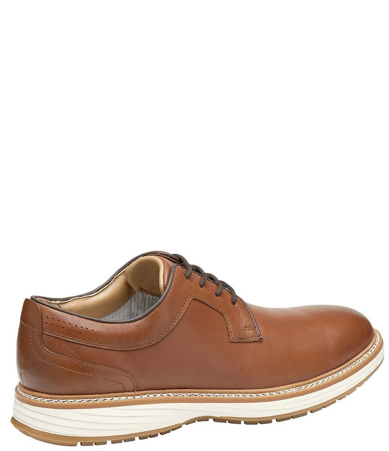ジョンストンアンドマーフィー メンズ シューズ ドレスシューズ オックスフォード レース レザー Johnston & Murphy Men's Upton GL1 Luxe Leather Hybrid Lace Up Oxfords Tan タン