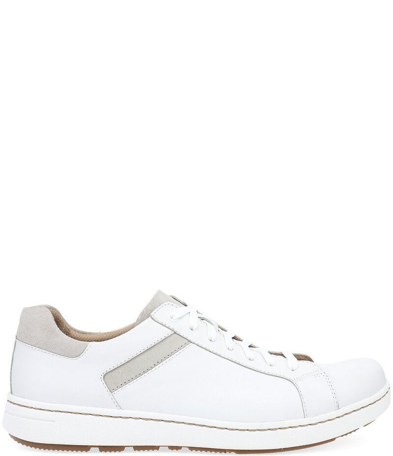 ダンスコ メンズ シューズ ドレスシューズ スニーカー レース レザー Dansko Men's Trevor Leather Lace Up Sneakers White ホワイト