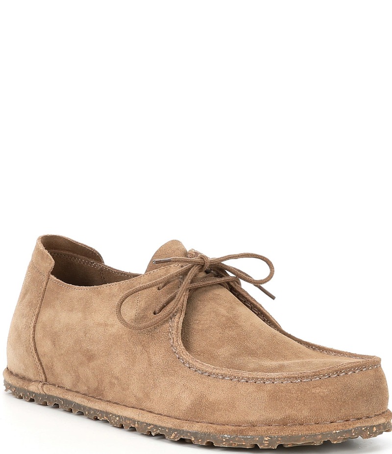 ビルケンシュトック メンズ シューズ ドレスシューズ レース Birkenstock Men's Utti Lace Up Chukkas Gray Taupe グレー