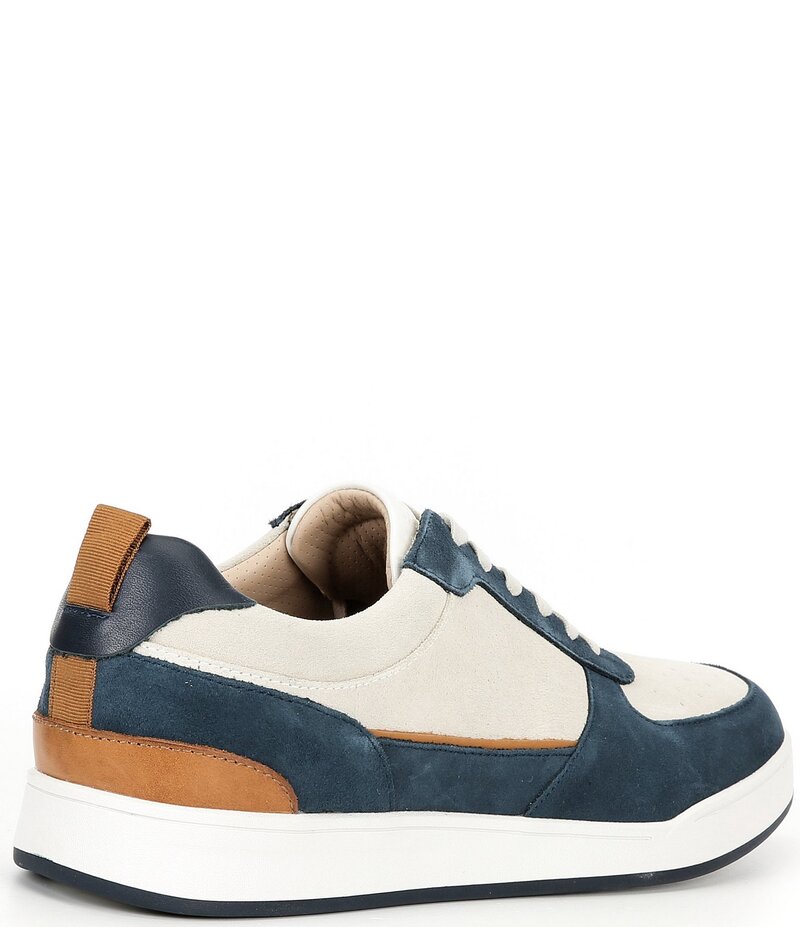 ジョニー オー メンズ シューズ ドレスシューズ スニーカー Johnnie-O Men's Topspin Court Sneakers Navy/White ホワイト