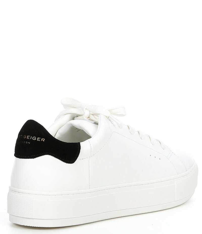 カートジェイガーロンドン メンズ シューズ ドレスシューズ スニーカー スエード レース レザー Kurt Geiger London Men's Laney Leather and Suede Lace Up Sneakers White ホワイト
