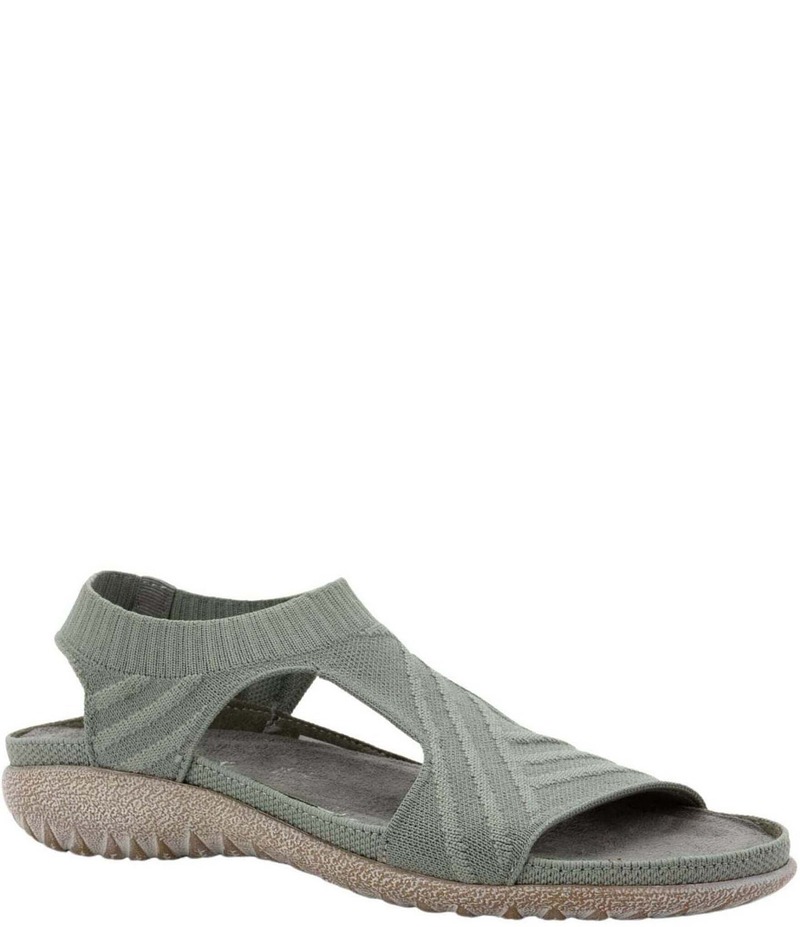 ナオト レディース シューズ パンプス サンダル 編み物 Naot Kawhia Stretch Knit Slingback Sandals Sage サルヴィア