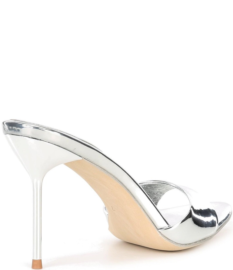 ジェフリー キャンベル レディース シューズ サンダル レザー Jeffrey Campbell CE-Soire Patent Leather Dress Slide Sandals Silver シルバー|ReVida 店