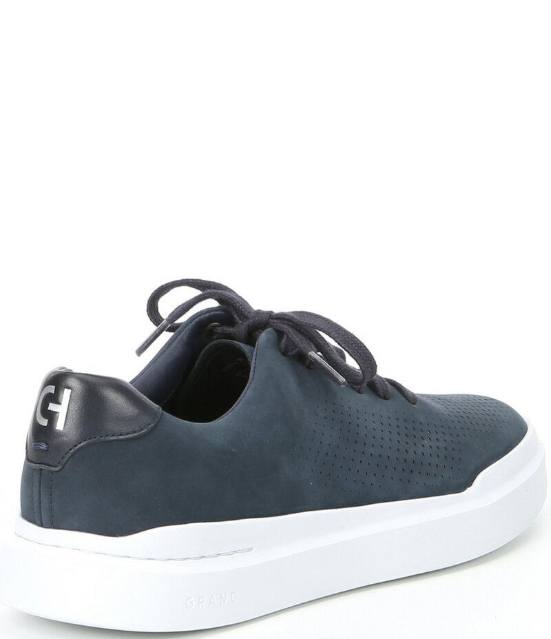 コールハーン メンズ シューズ ドレスシューズ スニーカー スエード Cole Haan Men's Rally Suede Laser Cut Sneakers Navy ネイビー