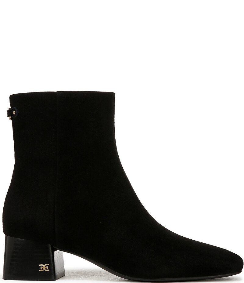 サムエデルマン レディース シューズ ブーツ・レインブーツ スエード ブーツ Sam Edelman Paige Suede Square Toe Dress Booties Black ブラック 33,670円