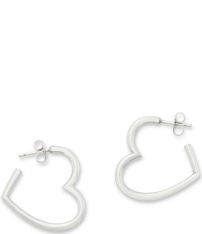 ジェームズ エイヴリー レディース アクセサリー ピアス・イヤリング James Avery Heart Hoop Earrings Sterling Silver シルバー|ReVida 店