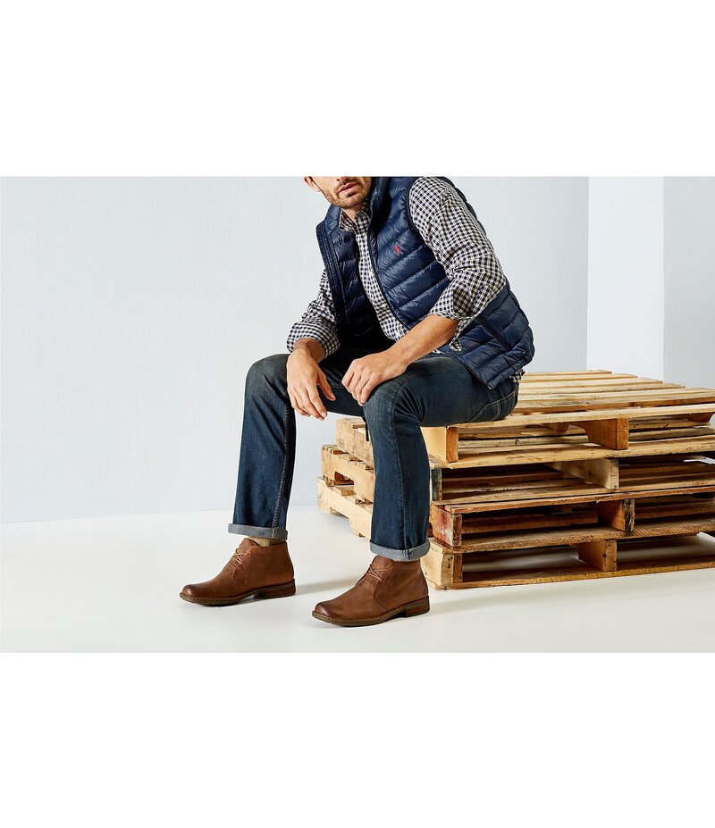 ボーン メンズ シューズ ブーツ・レインブーツ レザー Born Men's Harrison Leather Chukka Boots Brown ブラウン|ReVida 店