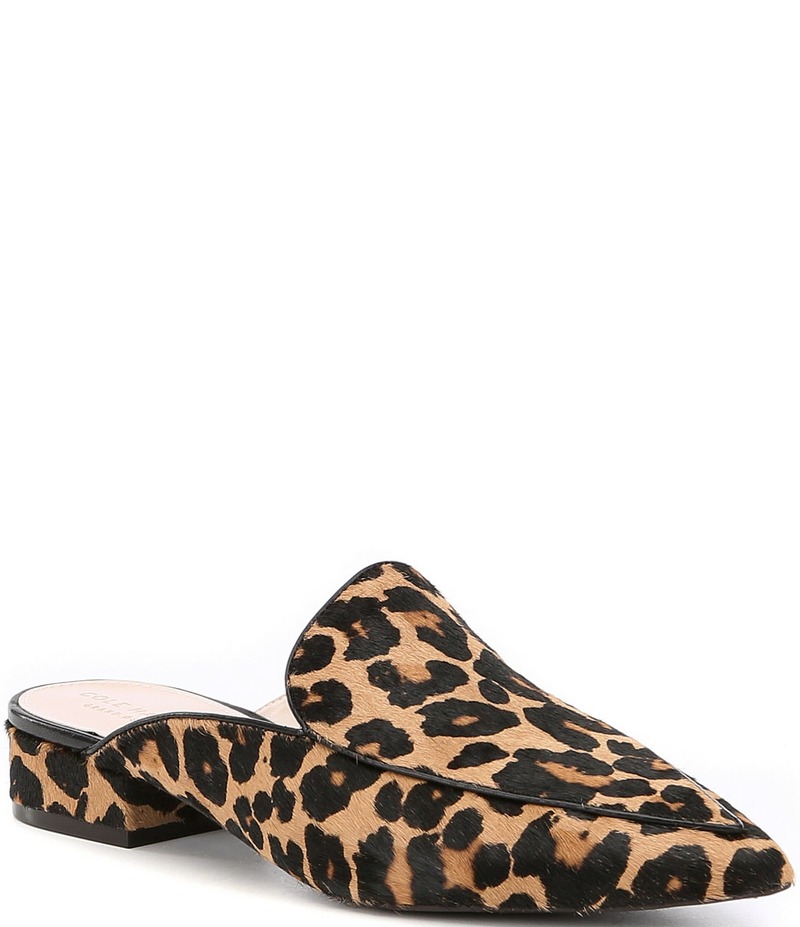 コールハーン レディース シューズ サンダル プリント Cole Haan Piper Leopard Print Calf Hair Mules Leopard アニマル 26,520円