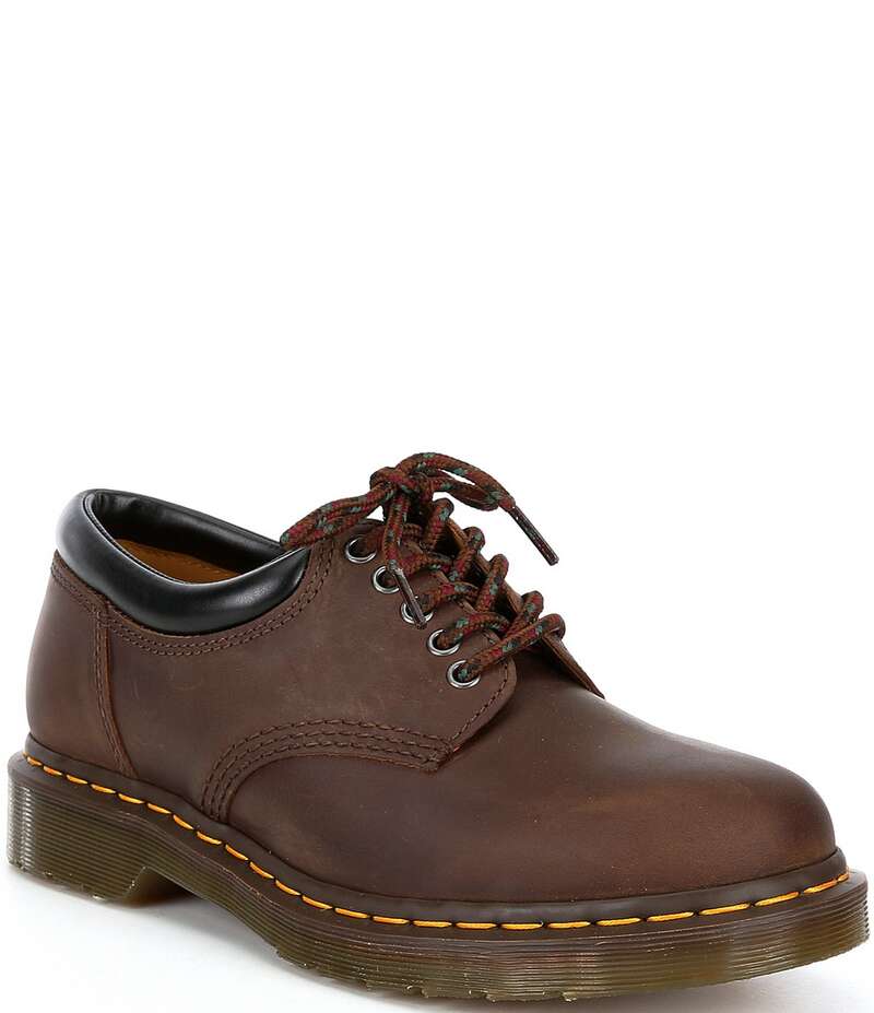 ドクターマーチン メンズ シューズ ドレスシューズ オックスフォード レース レザー Dr. Martens Men's 8053 Leather Lace Up Oxfords Gaucho Brown ブラウン