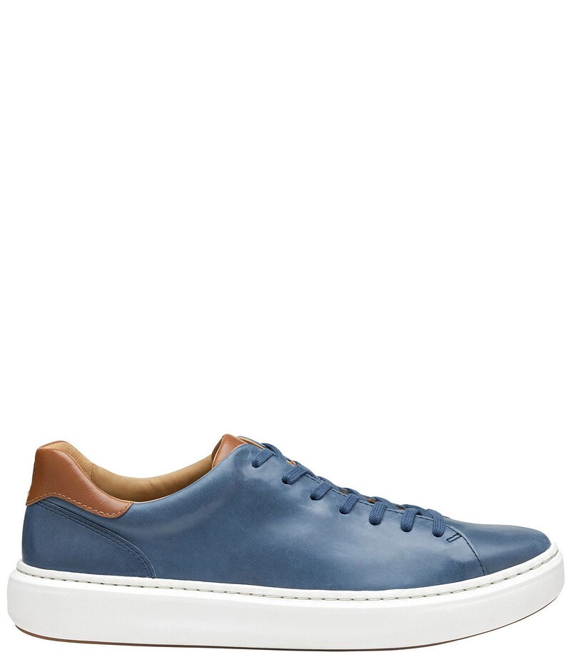 ジョンストンアンドマーフィー メンズ シューズ ドレスシューズ スニーカー レース レザー Johnston & Murphy Men's Anders Leather Lace-To-Toe Lace Up Sneakers Navy ネイビー