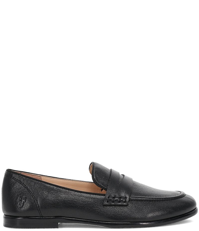フライ レディース シューズ スリッポン・ローファー レザー ローファー Frye Faith Leather Penny Loafers Black ブラック