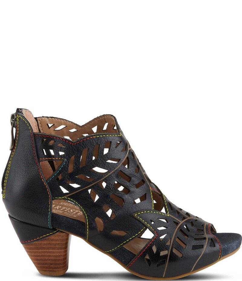 ラリティステ レディース シューズ ブーツ・レインブーツ レザー L'ARTISTE Icon Leather Shooties Black ブラック|ReVida 店