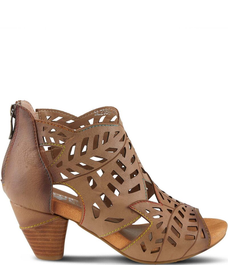 ラリティステ レディース シューズ ブーツ・レインブーツ なめし革 L\u0027ARTISTE Icon Leather Shooties Tan タン ブーツ-レディース靴-靴