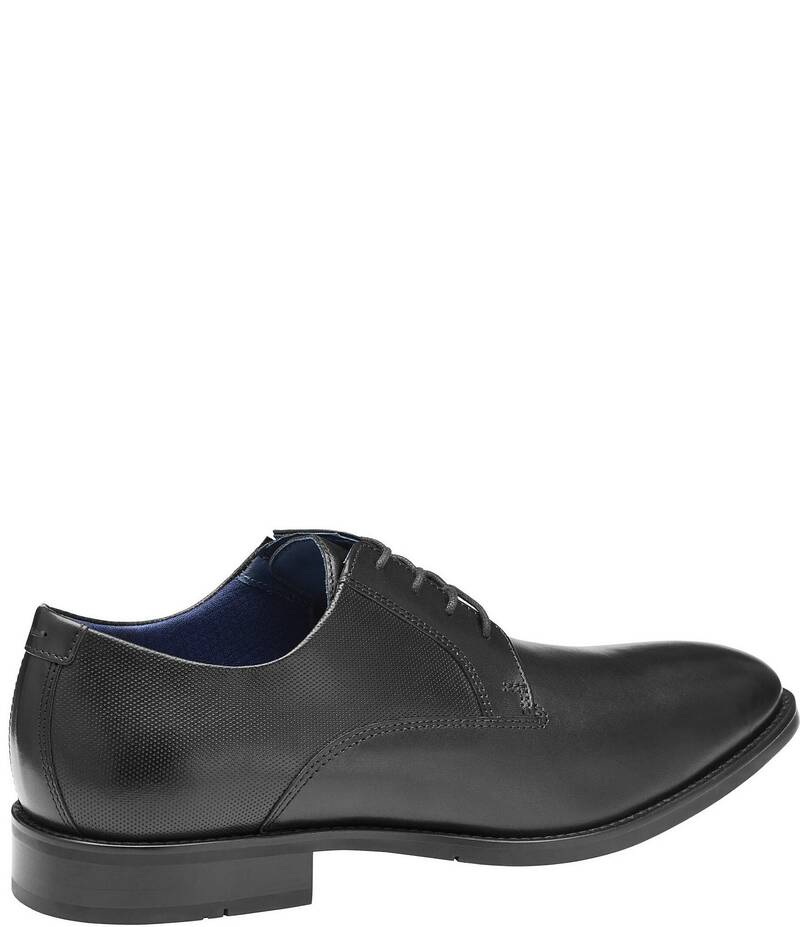ジョンストンアンドマーフィー メンズ シューズ ドレスシューズ オックスフォード レース レザー Johnston & Murphy Men's Landry Embossed Leather Plain Toe Lace Up Oxfords Black ブラック