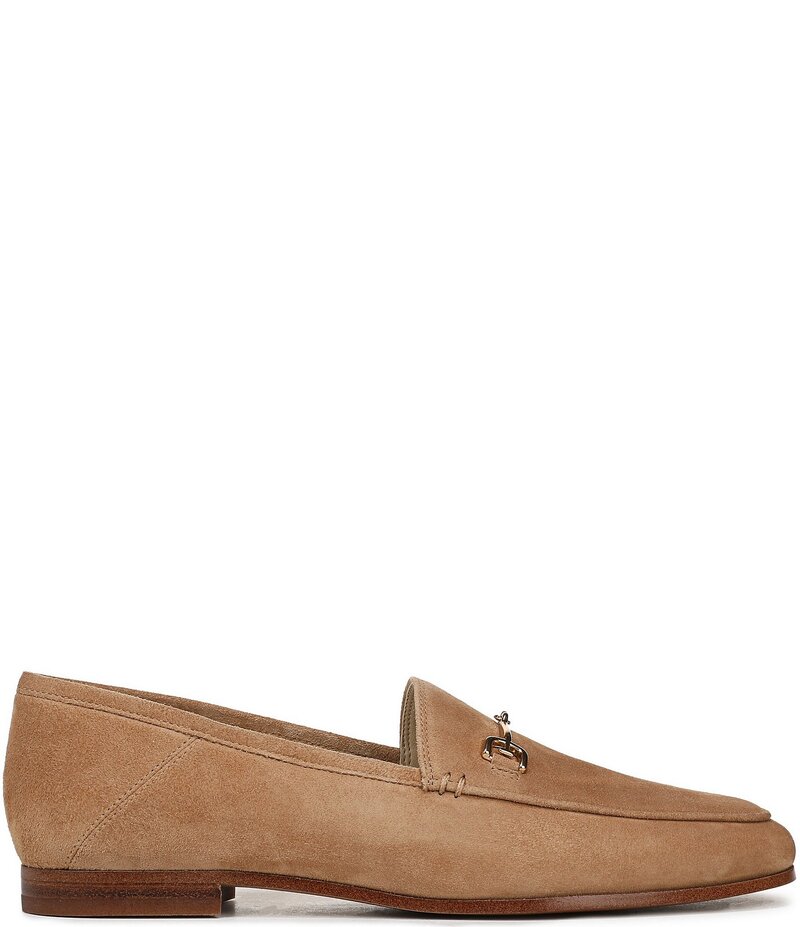 サムエデルマン レディース シューズ スリッポン・ローファー スエードクロス 置き目毛革 Sam Edelman Loraine Suede Bit Buckle Loafers Cyprus Tan タン ローファー-靴
