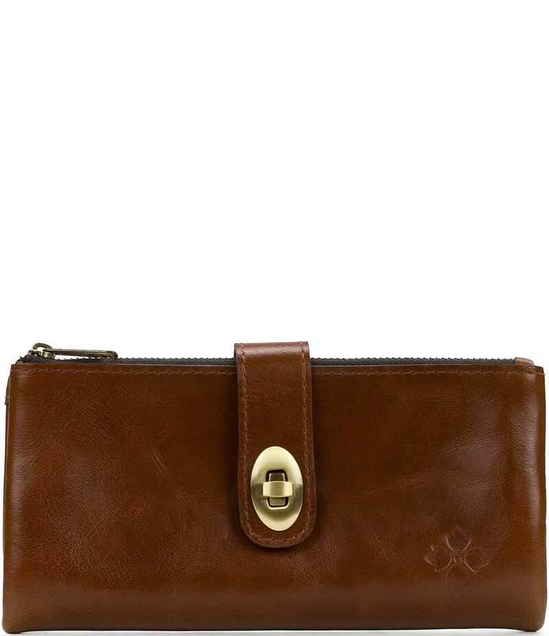 パトリシアナシュ レディース アクセサリー 財布 Patricia Nash Smooth Annesley Wristlet Cognac|ReVida 店
