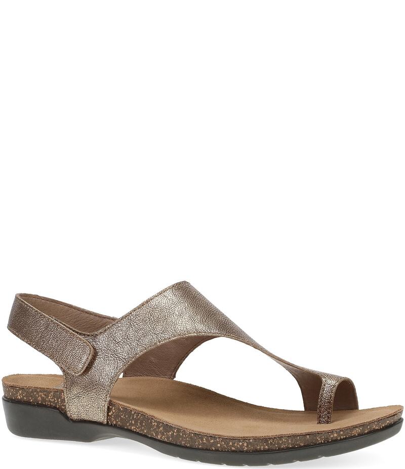 ダンスコ レディース シューズ パンプス サンダル レザー Dansko Reece Leather Sandals Bronze Metallic メタリック｜ReVida 店