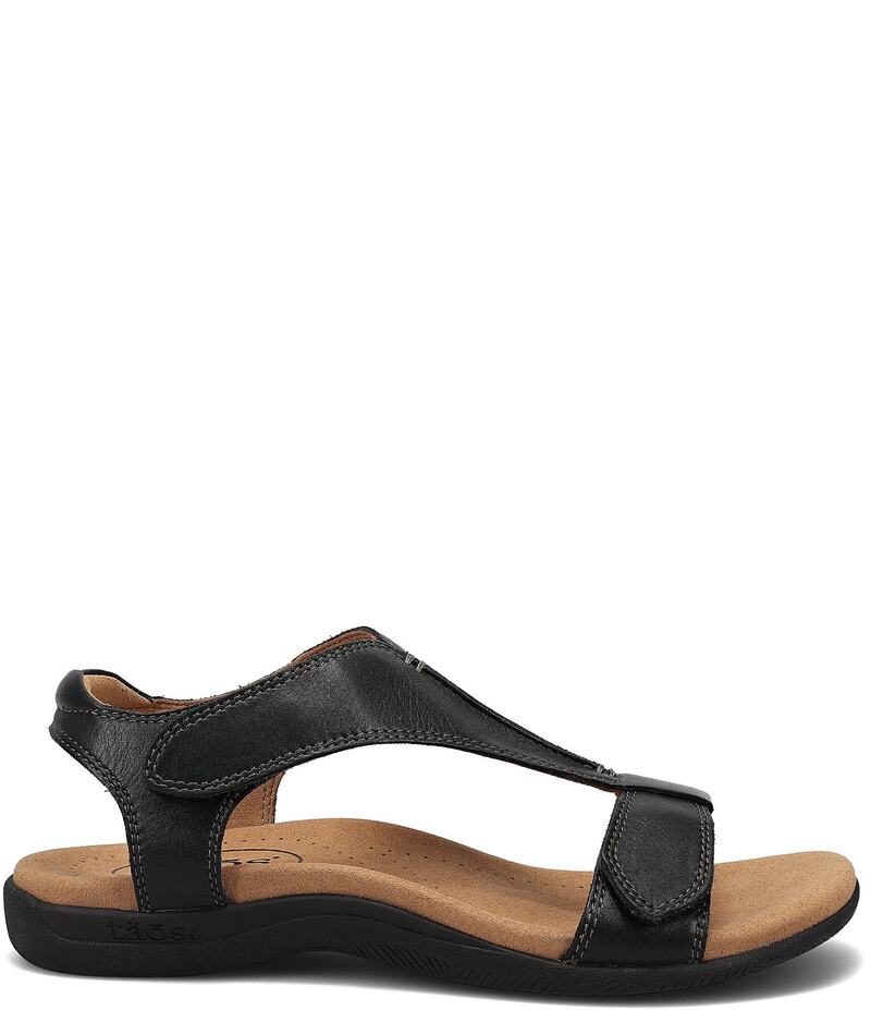 タオスフットウェア レディース シューズ パンプス サンダル なめし革 Taos Footwear The Show Back Strap Italian Leather Sandals Black 黒いこと