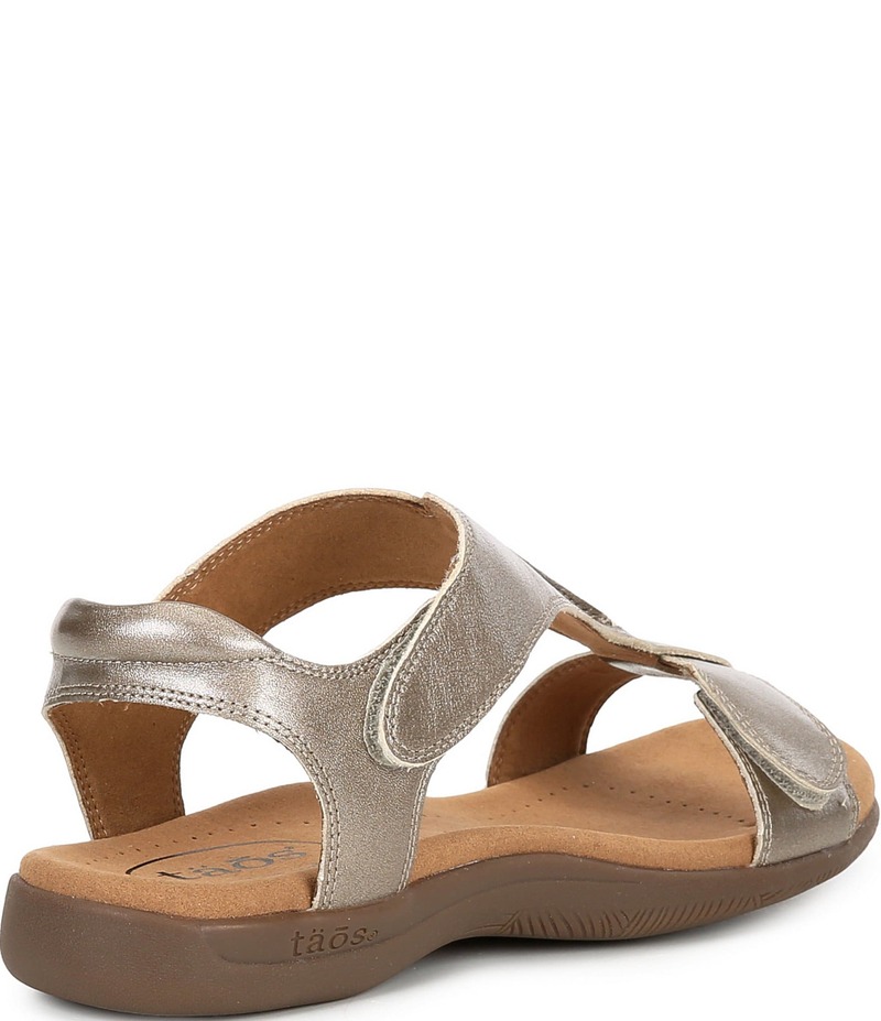 タオスフットウェア レディース シューズ パンプス サンダル なめし革 Taos Footwear The Show Back Strap Italian Leather Sandals Champagne 三鞭酒