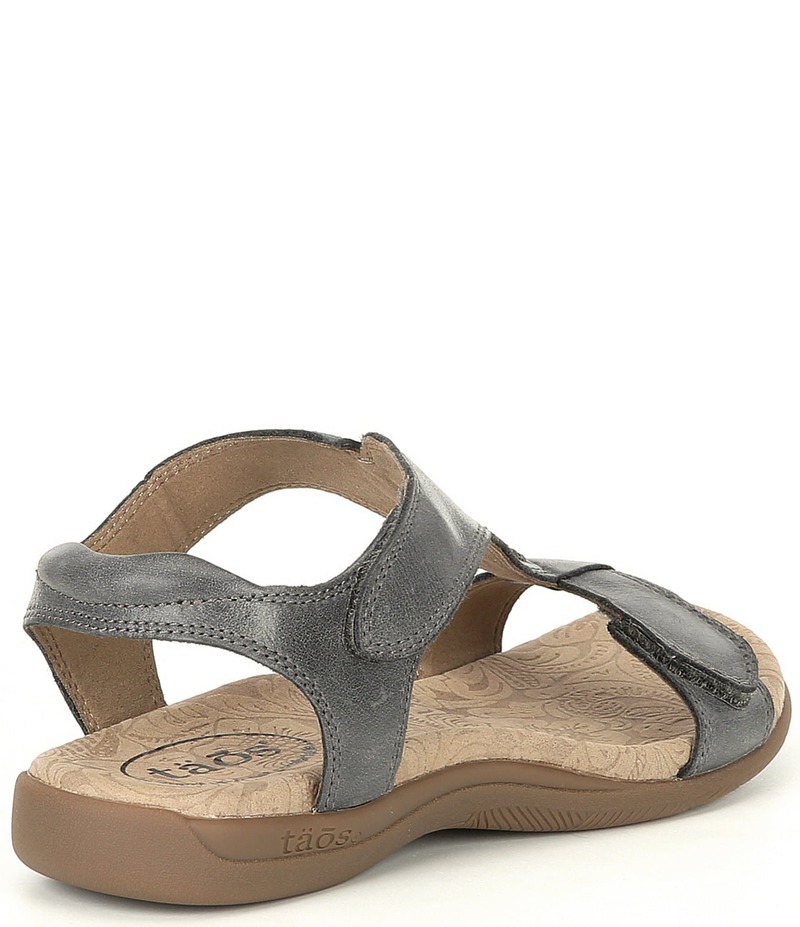 タオスフットウェア レディース シューズ パンプス サンダル なめし革 Taos Footwear The Show Back Strap Italian Leather Sandals Steel