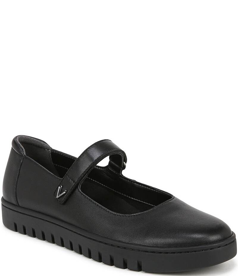 バイオニック レディース シューズ パンプス プラットフォーム レザー Vionic Uptown Mary Jane Leather Platform Mary Janes Black ブラック｜ReVida 店