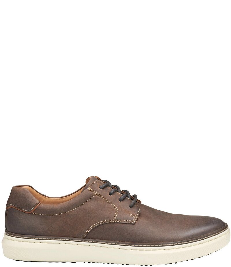ジョンストンアンドマーフィー メンズ シューズ ドレスシューズ オックスフォード レース レザー Johnston & Murphy Men's McGuffey 2 Leather Plain Toe Lace Up Oxfords Brown ブラウン｜ReVida 店 33,670円