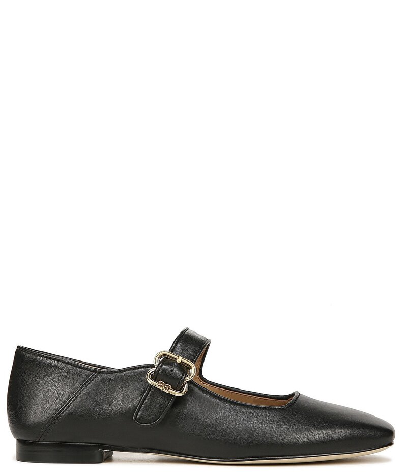 サムエデルマン レディース シューズ パンプス レザー Sam Edelman Michaela Leather Mary Jane Flats Black ブラック