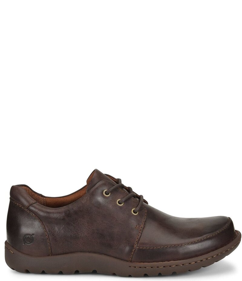 ボーン メンズ シューズ ドレスシューズ レース レザー Born Men's Nigel 3-Eye Leather Lace Up Shoes Brown (Cocoa) ブラウン