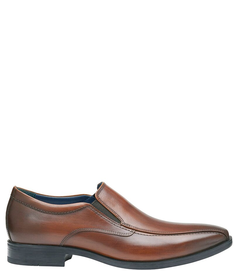ジョンストンアンドマーフィー メンズ シューズ スリッポン・ローファー オックスフォード レザー Johnston & Murphy Men's Gibbons Leather Bike Toe Oxfords Brown ブラウン