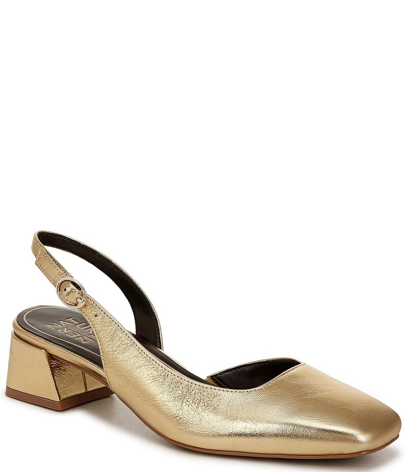 ナチュライザー レディース シューズ パンプス レザー Naturalizer Jayla Leather D'orsay Slingback Dress Pumps Dark Gold ゴールド