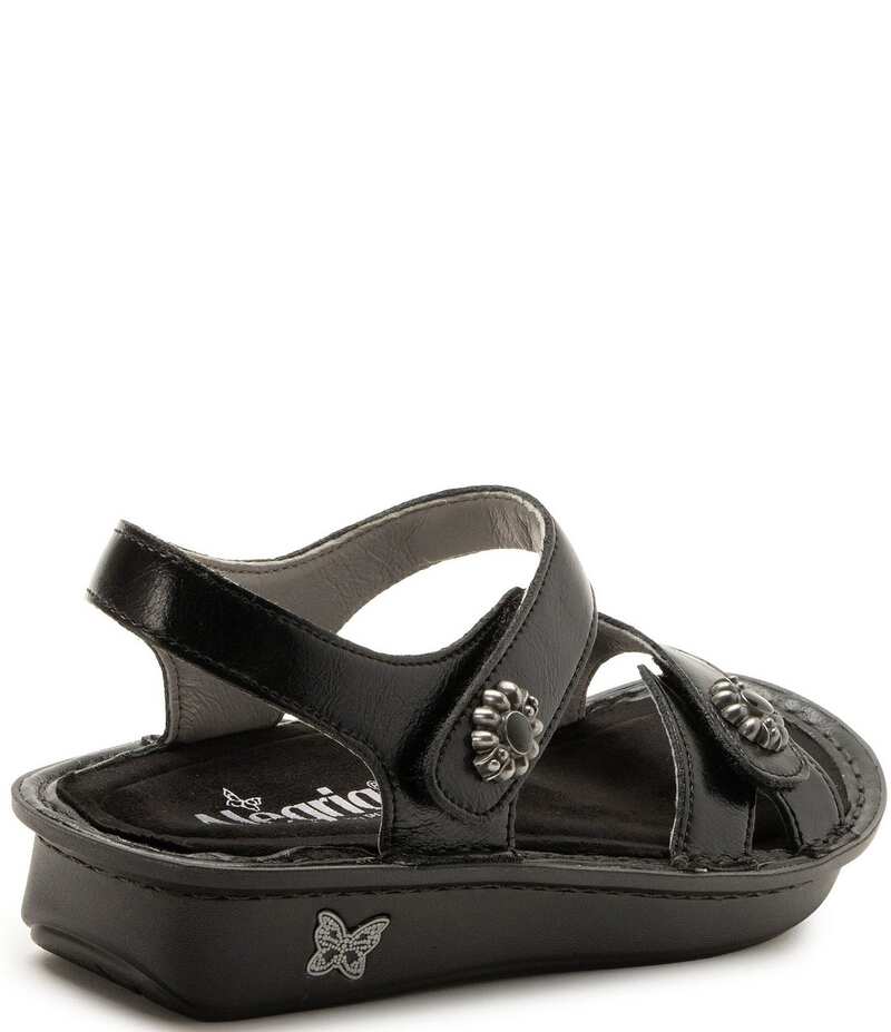 アレグリア レディース シューズ サンダル プラットフォーム レザー Alegria Vienna Leather Platform Sandals Black Sapphire ブラック