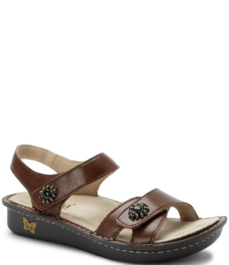 アレグリア レディース シューズ サンダル プラットフォーム レザー Alegria Vienna Leather Platform Sandals Marrone｜ReVida 店