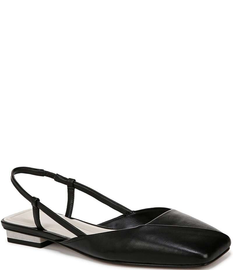 フランコサルト レディース シューズ パンプス レザー Sarto by Franco Sarto Telica Leather Slingback Flats Black ブラック 26,520円