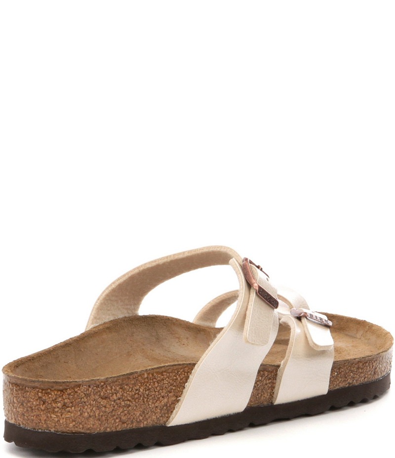 ビルケンシュトック レディース シューズ パンプス サンダル Birkenstock Women Mayari Adjustable Buckle Criss Cross Toe Loop Sandals Antique Lace/Graceful White ホワイト