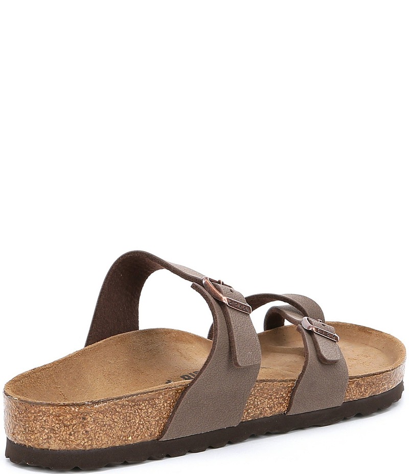 ビルケンシュトック レディース シューズ パンプス サンダル Birkenstock Women Mayari Adjustable Buckle Criss Cross Toe Loop Sandals Mocha モカ