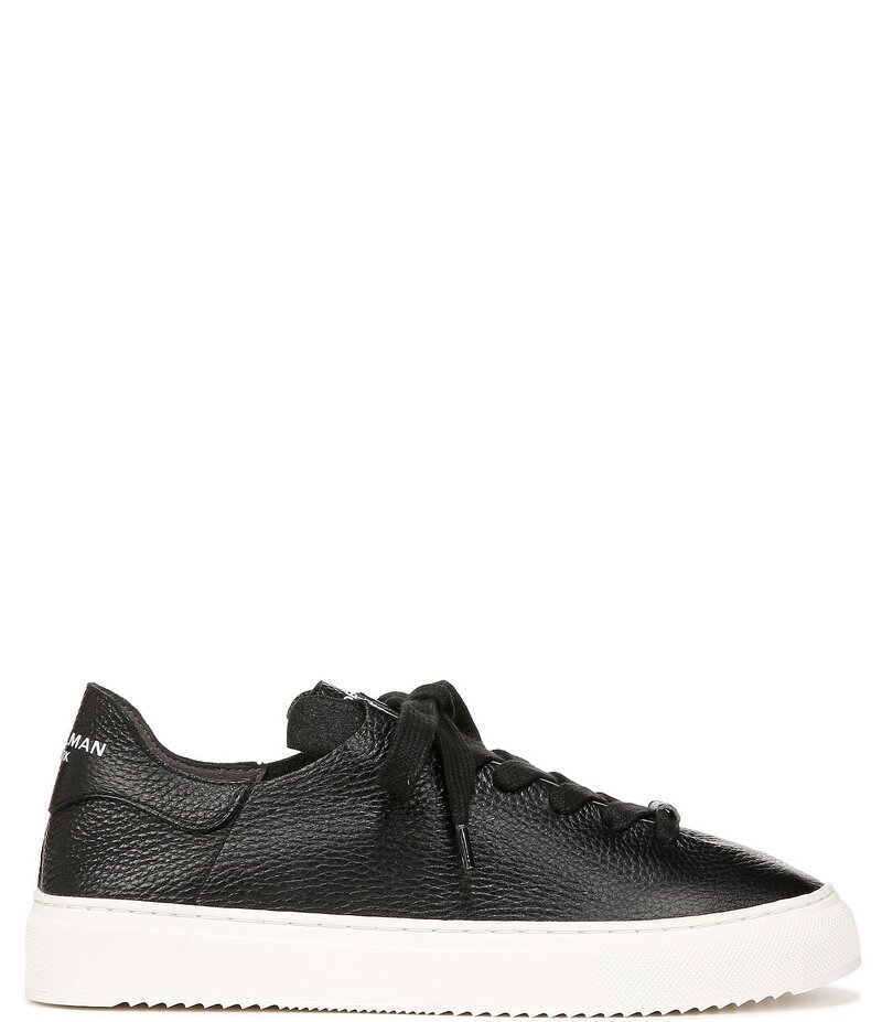 サムエデルマン レディース ボトムス カジュアルパンツ プラットフォーム スニーカー レザー Sam Edelman Poppy Leather Platform Sneakers Black ブラック｜ReVida 店