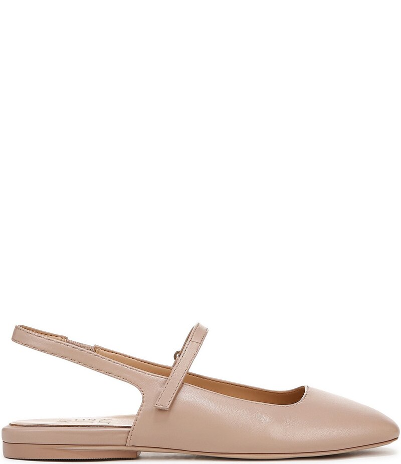 ナチュライザー レディース シューズ パンプス なめし革 Naturalizer Connie Leather Slingback Mary Jane Ballet Flats Vintage Mauve