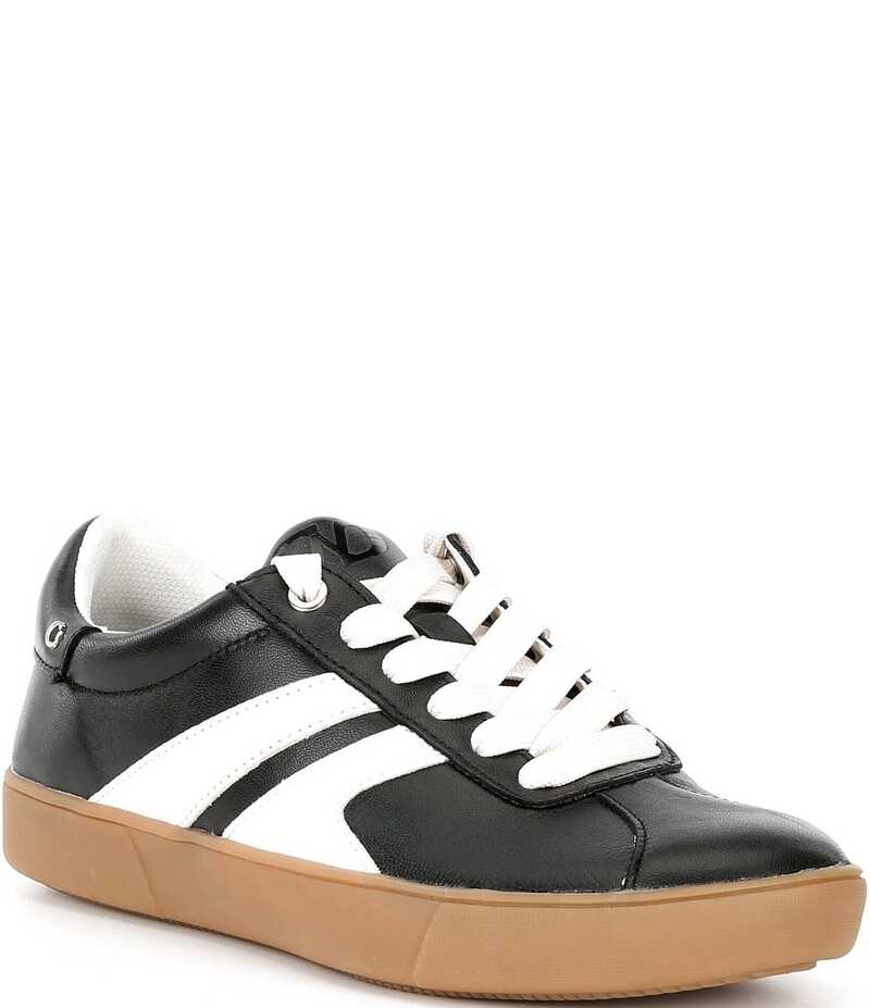 ナチュライザー レディース シューズ スニーカー レース レザー Naturalizer Medina Leather Lace Up Sneakers Black/White ホワイト