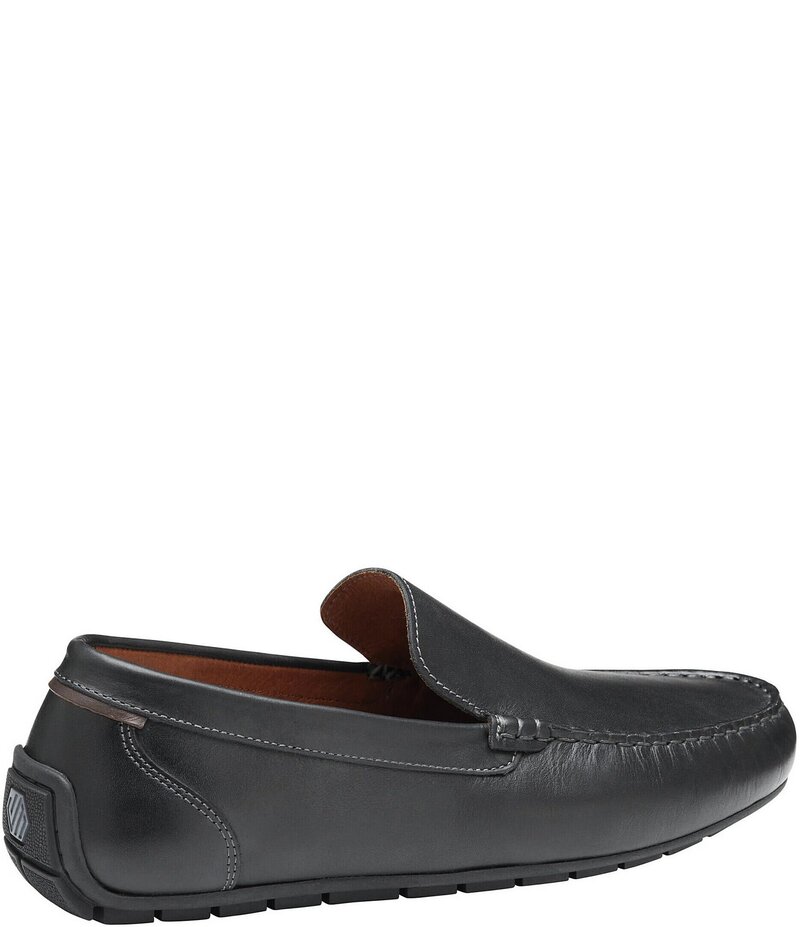 【送料無料】 ジョンストンアンドマーフィー メンズ スリッポン・ローファー シューズ Men's Beck Leather Venetian Slip On Loafers Black画像