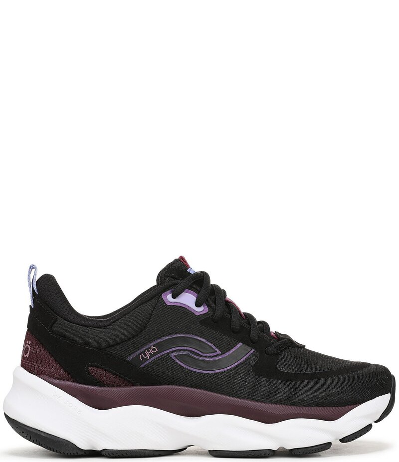 ライカ レディース シューズ スニーカー メッシュ Ryka Women Rezorb Max Mesh Walking Sneakers Black ブラック