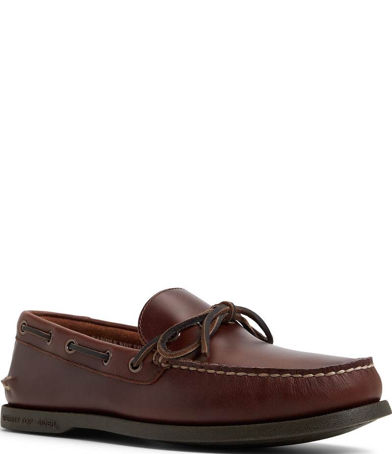 スペリー メンズ シューズ スリッポン・ローファー レザー Sperry Men's Authentic Original 1-Eye Leather Boat Shoes Red Brown レッド 26,128円